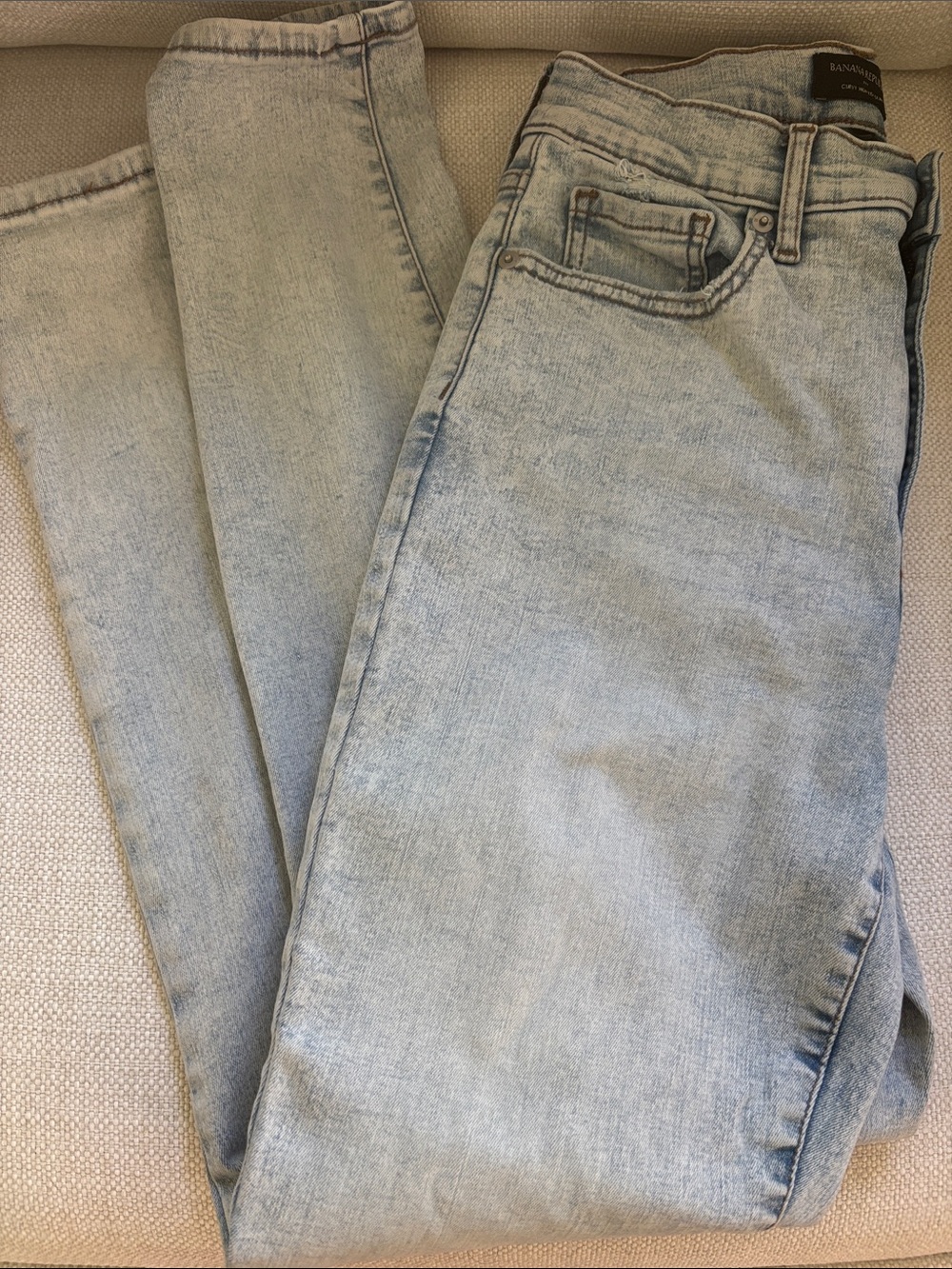 Banana Republic Light Blue Straight-Leg Women's Jeans